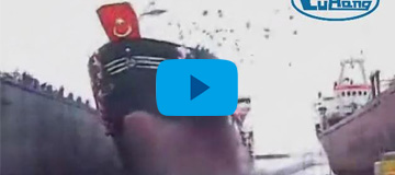 Launching of 7000 DWT Tanker with Marine Airbags